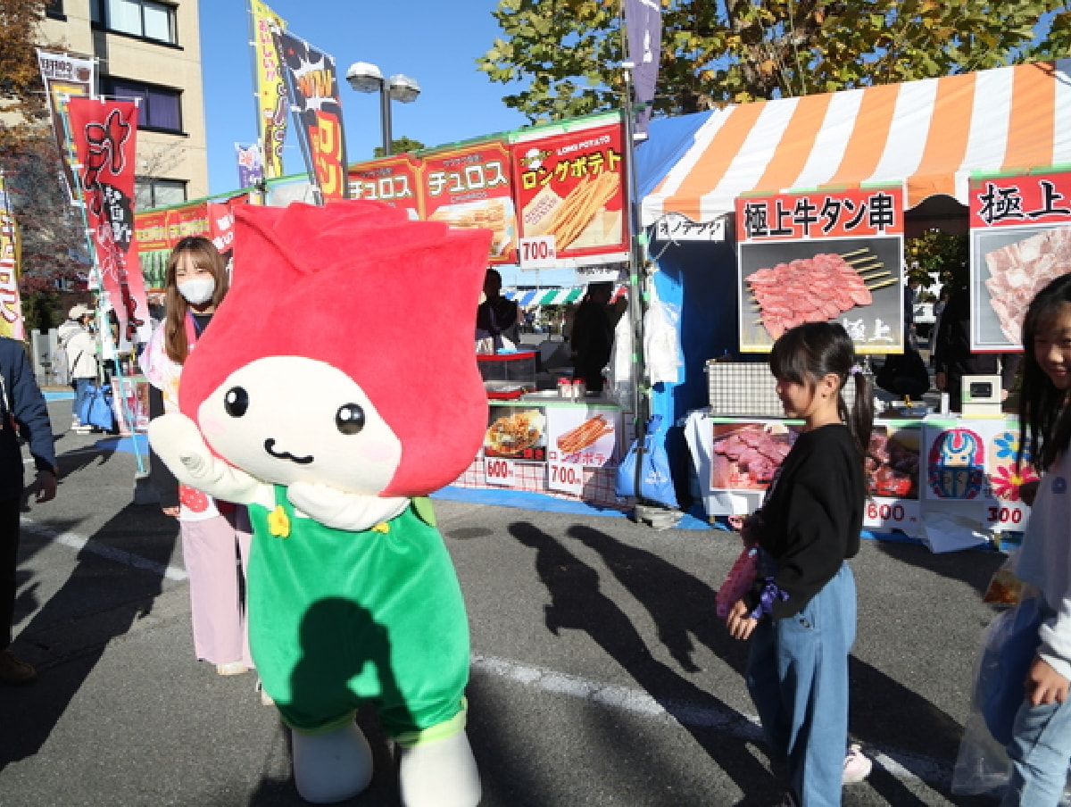 たまたんもお祭りに参加